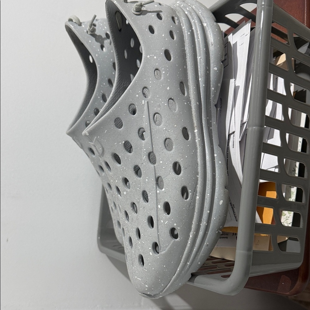 Gray Athletic Clogs